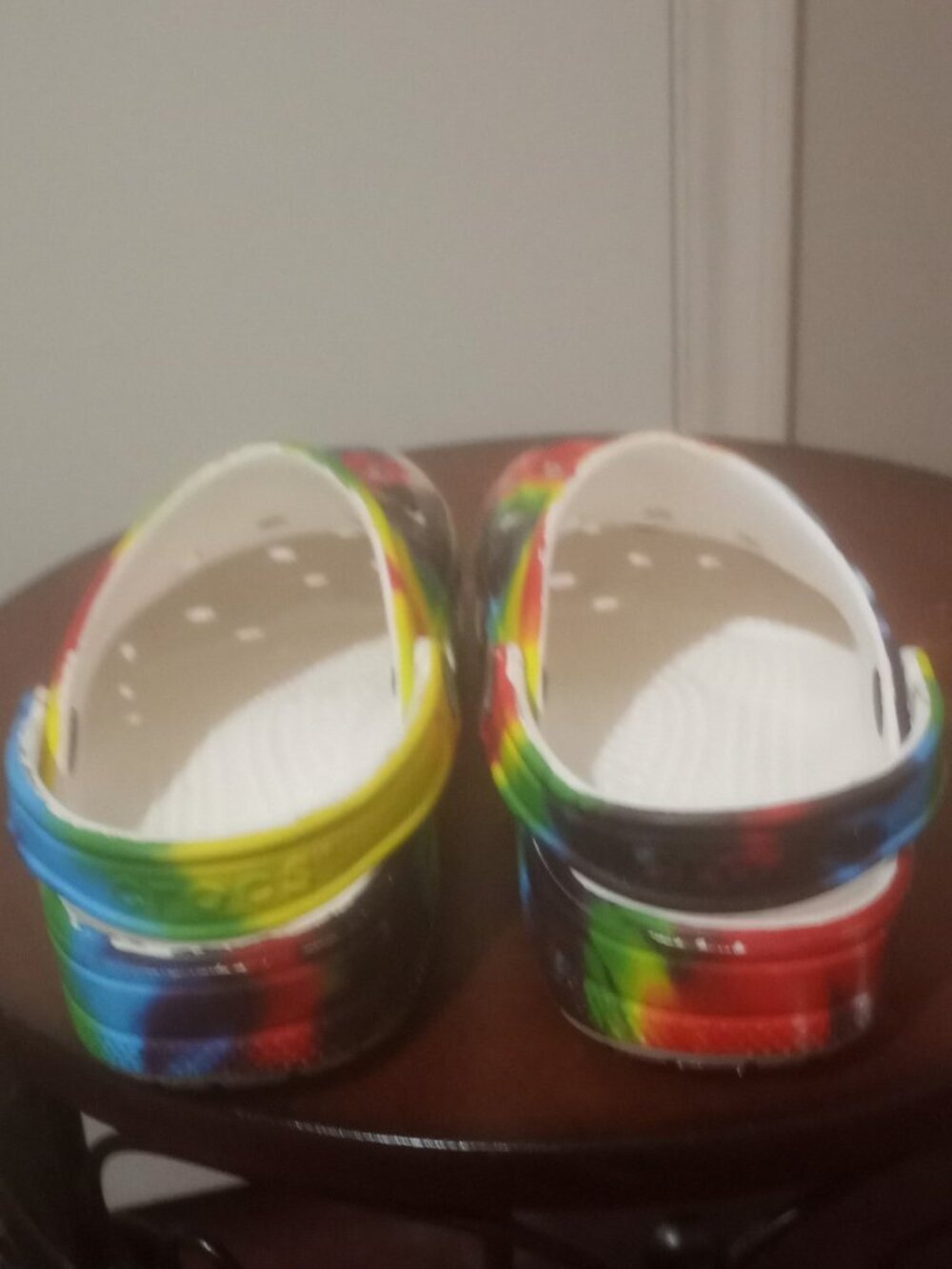 Crocs Clogs Unisex Baya, Tie-Dye, Multicolor Mens Size 5 / Womens Size 7 - Picture 10 of 12